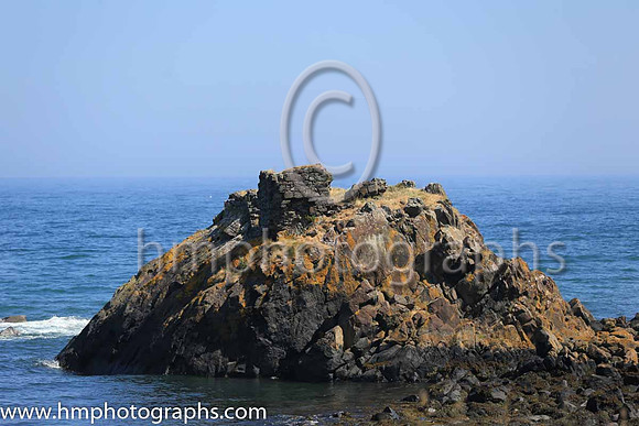 O'Halloran's Castle at Ballygally Head on the Antrim Coast Road in Northern Ireland