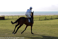 06 Bawnogues Bahri (8) & J C Barry - PU Trainer : Paul Stafford, White, three black spots