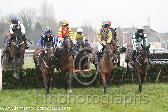12 Scolboa Rock and Brian Hayes - - 12th (11 ,royal blue and yellow check ) Trainer - H Smyth