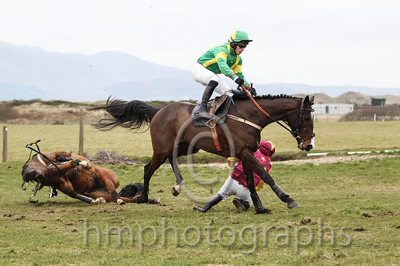 11 - Back To The Party & J E Flynn - PU (7, emerald green, yellow braces ) & 06 - She'll Tell Meda & J Cresswell - Fell (14, maroon, gold stars ) - FT8E0819-12