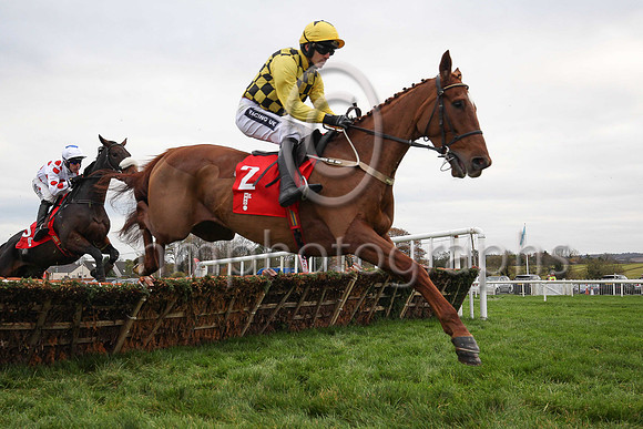 01st Melon and Ruby Walsh (2, yellow and black check) Trainer W P Mullins, Owner Mrs J Donnelly