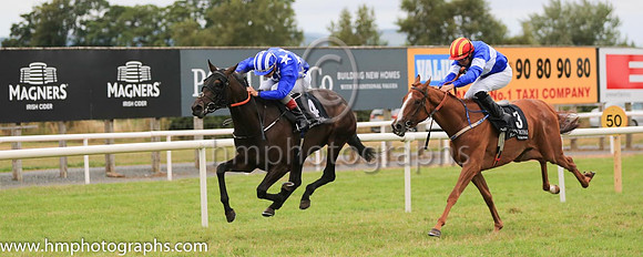 01st Cache Queenand R P Whelan ( 4 , blue, white stars ) Trainer - A McGuinness , Owner - Conor Hughes