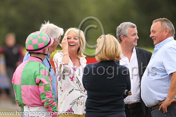 03rd On The Go Again and G F Carroll ( 4 , green and pink qtrd ) Trainer - Michael Mulvany , Owner - L Mulvany