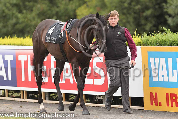 03rd On The Go Again and G F Carroll ( 4 , green and pink qtrd ) Trainer - Michael Mulvany , Owner - L Mulvany