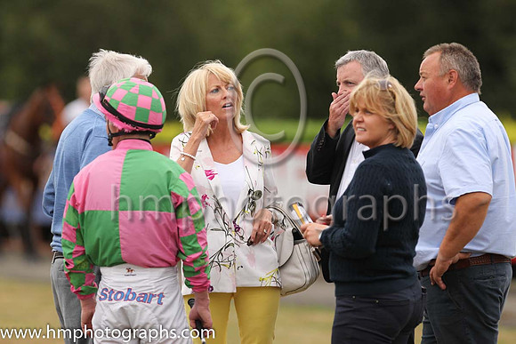 03rd On The Go Again and G F Carroll ( 4 , green and pink qtrd ) Trainer - Michael Mulvany , Owner - L Mulvany