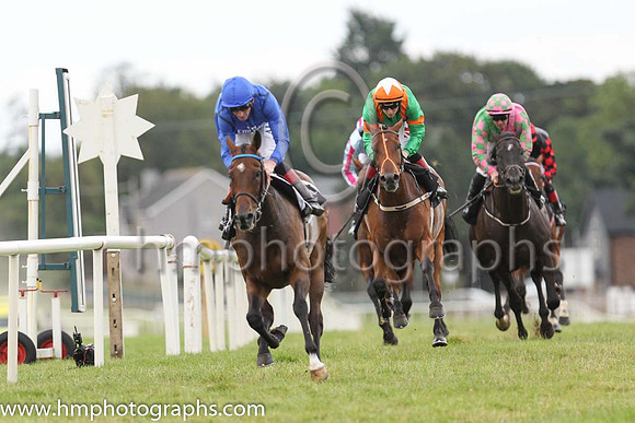 02nd Laws Of Spin and C T Keane ( 2 , green, green sleeves, orange hoops ) Trainer - W P Mullins , Owner - Ballylinch Stud