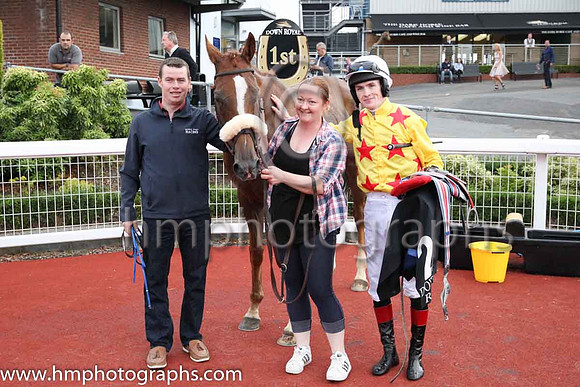 01st Sennockian Star and D E Hogan ( 2 , yellow, red stars ) Trainer - S Fahey , Owner - Michael Allen