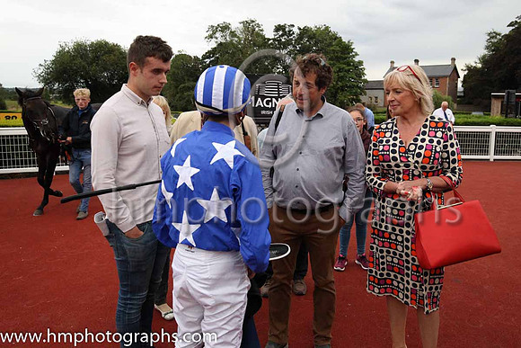 01st Cache Queen and R P Whelan ( 4 , blue, white stars ) Trainer - A McGuinness , Owner - Conor Hughes