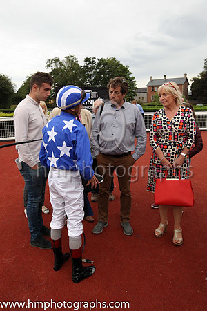 01st Cache Queen and R P Whelan ( 4 , blue, white stars ) Trainer - A McGuinness , Owner - Conor Hughes