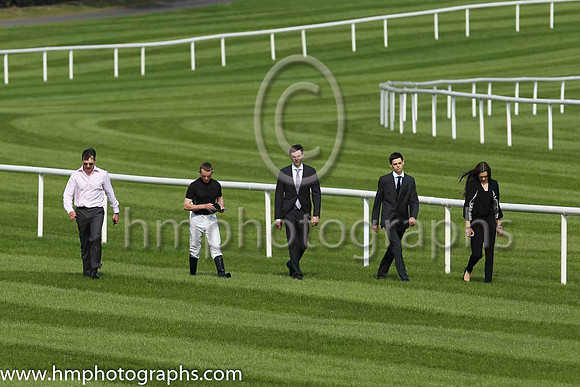 The O'Briens walk the course at Leopardstown