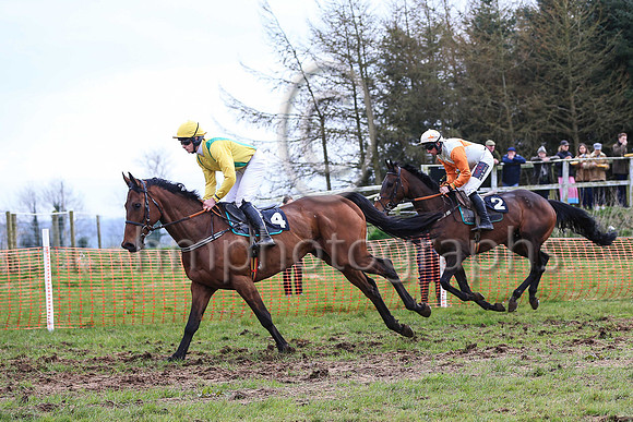 01st PACTE IN THE PARK (FR) and l J Murphy ( 4 , YELLOW,emerald green braces; yellow sleeves; yellow cap ) Trainer: Simon Kenny , Owner : Simon Kenny