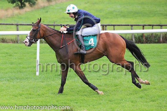 08th Coasting Along and L A McKenna 7 ( 4 , dark blue, green seam ) Trainer - J J Lambe , Owner - J R Scott