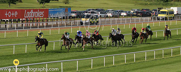 10th Knocky and R.P. Geoghegan(4) (6 ,red, yellow stripe and sleeves ), Trainer:Gerald Stephen Quinn , Owner:James Brown Kerr