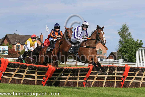 Fell Haddock De Grissay (FR) and B. Dunleavy(7) (7 ,white, purple stripe ), Trainer:Mary Ellen Doyle , Owner:James W Doyle