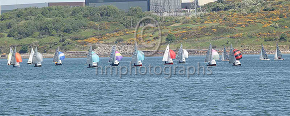 Sailing up from the power stations