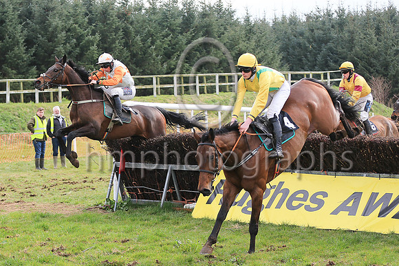 01st PACTE IN THE PARK (FR) and l J Murphy ( 4 , YELLOW,emerald green braces; yellow sleeves; yellow cap ) Trainer: Simon Kenny , Owner : Simon Kenny