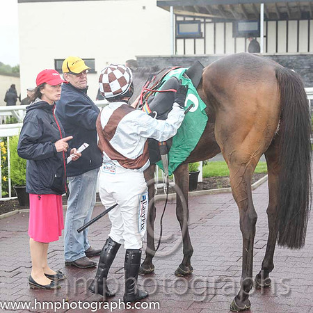 01 Young Dillon & Ms K Walsh - Winner(5,light blue, beige cross - Trainer Ms Margaret Mullins)