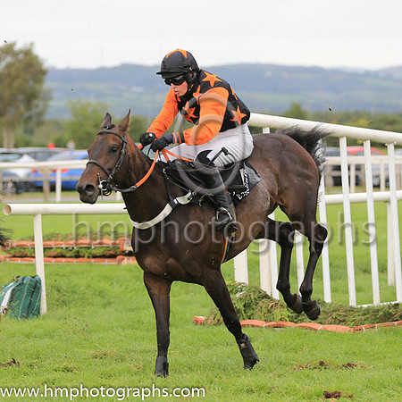 06th Derecho Storm and Ms K Ferris 7 ( 4 , black, orange stars ) Trainer - Eoin Barry , Owner - Brian Ferris