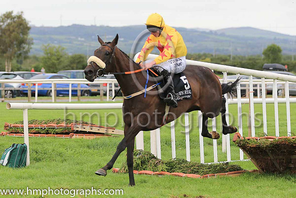 10th Gone Galavanting and R Loughran ( 5 , yellow, red star ) Trainer - Peter Fahey , Owner - Pig N Porter Syndicate