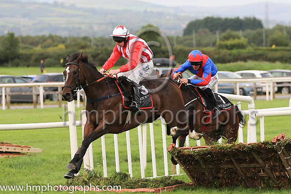 02nd Colwinston and R Loughran ( 3 , white and red stripes ) Trainer - Miss S Barkley , Owner - Run For Your Money Syndicate