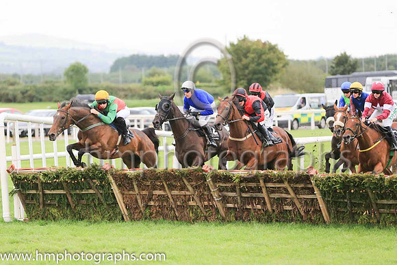 08th High Nellie and C A Landers 5 ( 8 , red, emerald green sash ) Trainer - M J Bowe , Owner - Michael J Bowe