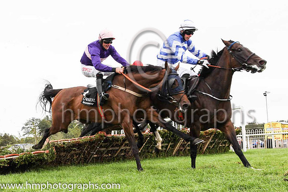 01st Red Pearl and D N Russell ( 1 , purple, pink hoop ) Trainer - S Ryan , Owner - Basil Holian  Exors of the Late Richard Maher  David G O?Sullivan