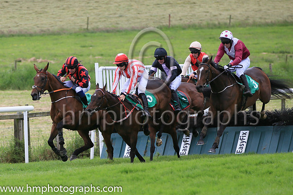 03rd Frazel Express (6 ,red and white stripes ) Jockey: Kieran Callaghan(7) ,Trainer: James M Barcoe