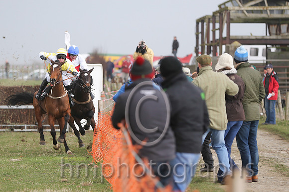 01st Josh's Sister ( 10 )  R James - Trainer: Donnchadh Doyle - yellow  white qtrd  02nd Oneforthenure ( 12 )  N McParlan - Trainer: Graham McKeever - red and white qtrd