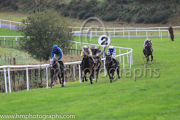 01st Silver Star and D N Russell ( 3 , royal blue and emerald green check ) Trainer - G Elliott , Owner - Royal?s  Blue Syndicate