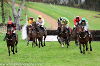 01st BOLD CONDUCT and R Deegan ( 8 , PINK YELLOW CHECK; pink sleeves; yellow cap ) Trainer: Warren Ewing , Owner : Warren Ewing
