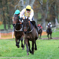 01st BOLD CONDUCT and R Deegan ( 8 , PINK YELLOW CHECK; pink sleeves; yellow cap ) Trainer: Warren Ewing , Owner : Warren Ewing