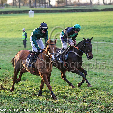 01st PEGASE AMOUR and J J Codd ( 8 , BLACK,green sash; black sleeves; green cap ) Trainer: Liam Lennon , Owner : Joy Wilson