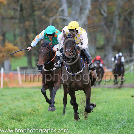 01st BOLD CONDUCT and R Deegan ( 8 , PINK YELLOW CHECK; pink sleeves; yellow cap ) Trainer: Warren Ewing , Owner : Warren Ewing - AA1V0135