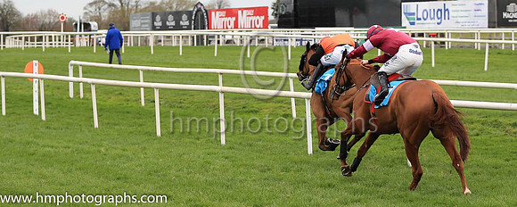 01st Bedrock and Rachael Blackmore ( 2 , Lange ) Trainer - I Jardine , Owner - The Risk Takers Partnership