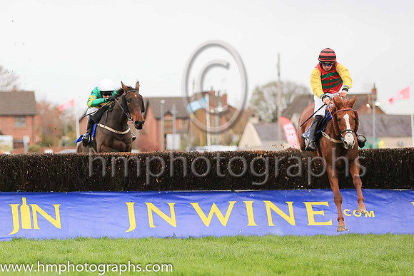 01st Eight Till Late and C J Orr 7 ( 4 , red and emerald green hoops ) Trainer - Francis Casey , Owner - Early to Late Syndicate
