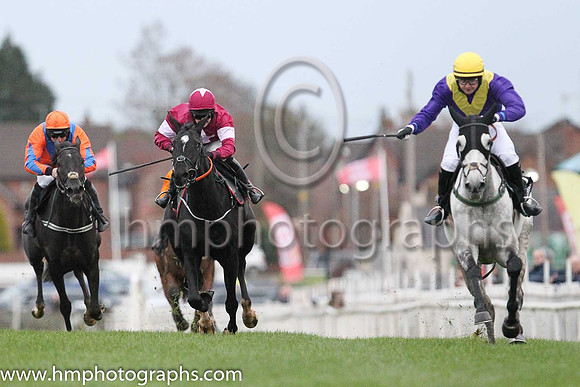 01st Batcio and Mr A McMahon 7 ( 1 , purple, yellow chevron ) Trainer - T M Walsh , Owner - Luke McMahon