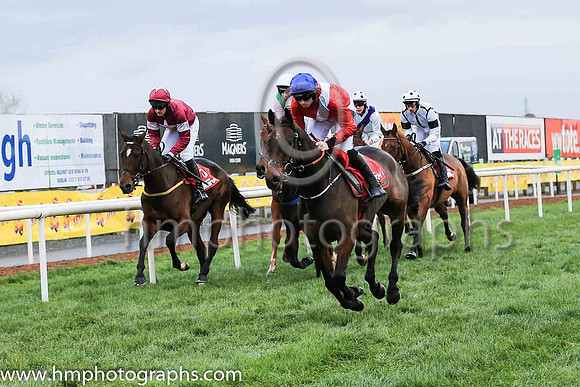 01st Malone Road and Mr J J Codd ( 7 , Red, white sash ) Trainer - G Elliott , Owner - Cheveley Park Stud