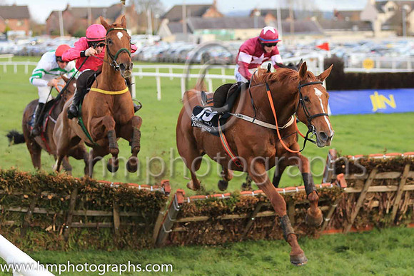 01st Brace Yourself and S W Flanagan ( 4 , cerise ) Trainer - N Meade , Owner - Mrs Patricia Hunt