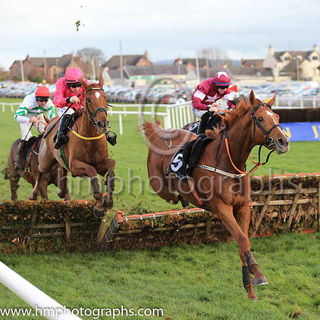 01st Brace Yourself and S W Flanagan ( 4 , cerise ) Trainer - N Meade , Owner - Mrs Patricia Hunt