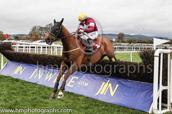 01st Road To Respect and S W Flanagan ( 4 , maroon, white star ) Trainer - N Meade , Owner - Gigginstown House Stud