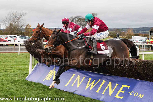 01st Road To Respect and S W Flanagan ( 4 , maroon, white star ) Trainer - N Meade , Owner - Gigginstown House Stud