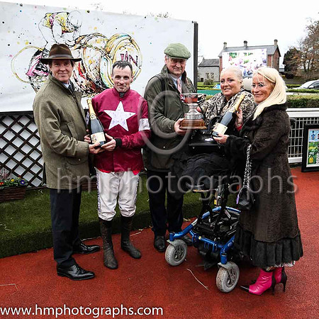 01st Road To Respect and S W Flanagan ( 4 , maroon, white star ) Trainer - N Meade , Owner - Gigginstown House Stud