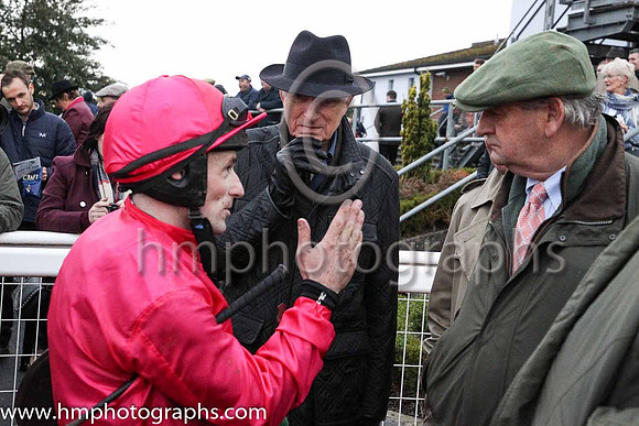 01st Snow Falcon and S W Flanagan ( 6 , cerise ) Trainer - N Meade , Owner - Mrs Patricia Hunt