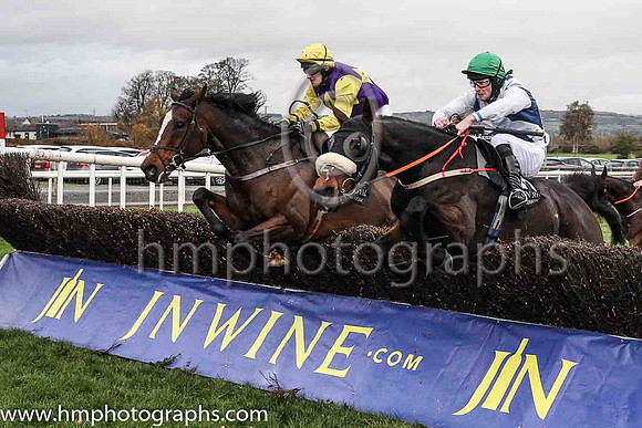 01st He Knows My Name and A Ring ( 12 , Purple, yellow triple diamond ) Trainer - R K Watson , Owner - Mrs C Watson