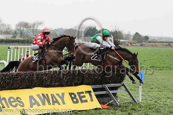 01st ALLBARONE and R James ( 22 , EMERALD GREEN,orange spots; white sleeves,orange spots; emerald green cap ) Trainer: Donnchadh Doyle , Owner : Syndicate Monbeg