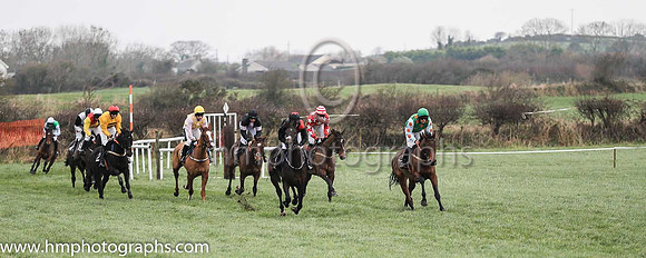 01st ALLBARONE and R James ( 22 , EMERALD GREEN,orange spots; white sleeves,orange spots; emerald green cap ) Trainer: Donnchadh Doyle , Owner : Syndicate Monbeg