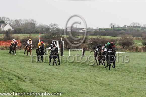 01st ALLBARONE and R James ( 22 , EMERALD GREEN,orange spots; white sleeves,orange spots; emerald green cap ) Trainer: Donnchadh Doyle , Owner : Syndicate Monbeg