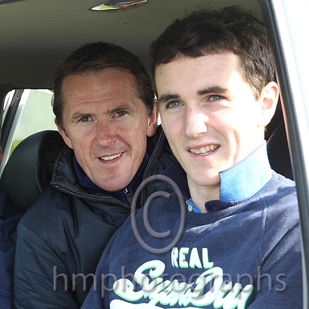 Tony McCoy and Jonjo Bright at the Mid-antrim Hunt Point to Point at Moneyglass near Toomebridge