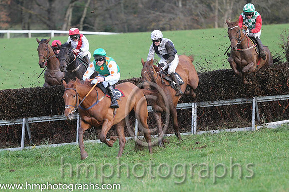 02 Areema and M J Lynch - - 02nd (8 ,light blue, navy large spots ) Trainer - I R Ferguson  01 Kilcullen Flem and R James - - 01st (6 ,emerald green, orange hoops ) Trainer - Donnchadh Doyle
