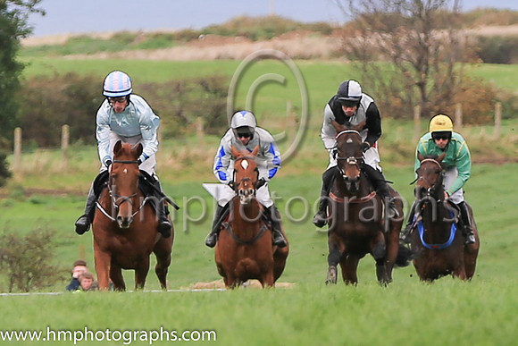 01st GETAMAN and Derek O'Connor ( 2 ,Antrim (H) - BLACK  WHITE QTD; black  white hlvd sleeves; white cap ) Trainer: Colin S. McKeever , Owner : W.W. Dennison